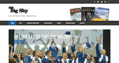 Desktop Screenshot of explorebigsky.com