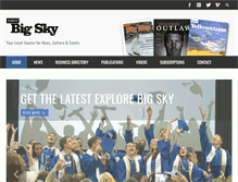 Tablet Screenshot of explorebigsky.com